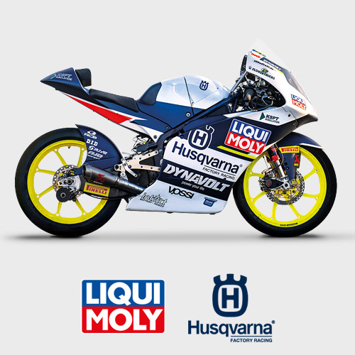 Das Bild zeigt das aktuelle Moto3-Bike von den Junioren des intactGP Teams